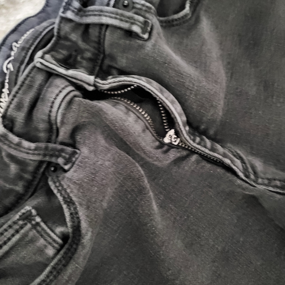Universal Thread Jeans Black Skinny Distressed Size‎ 8 - Picture 6 of 8